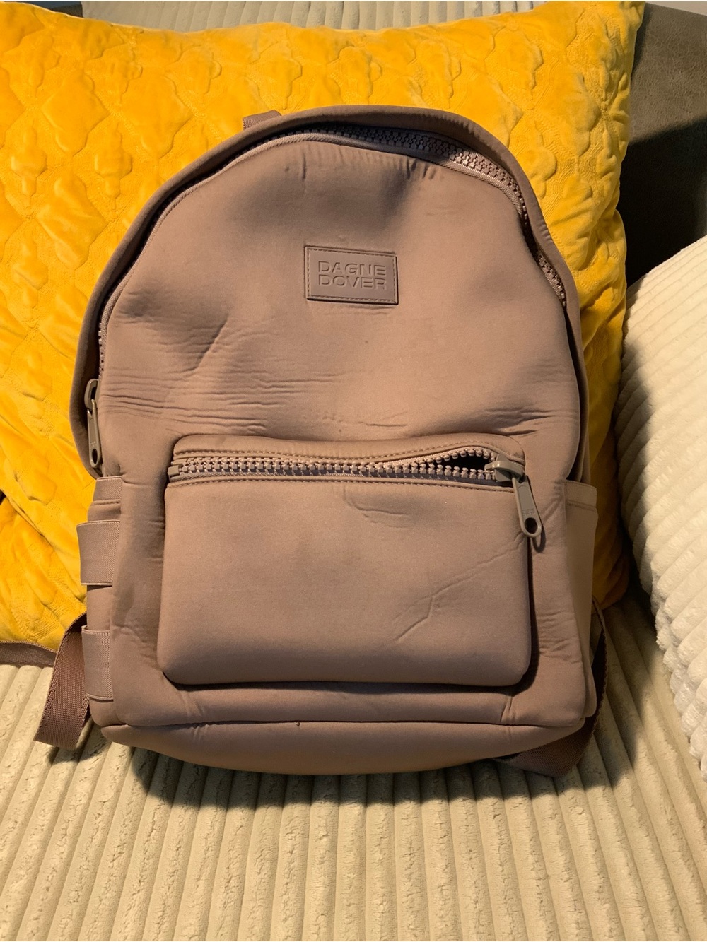 Dagne Dover Medium Dakota Backpack in Dune Travel Utility Neutral Weekend
